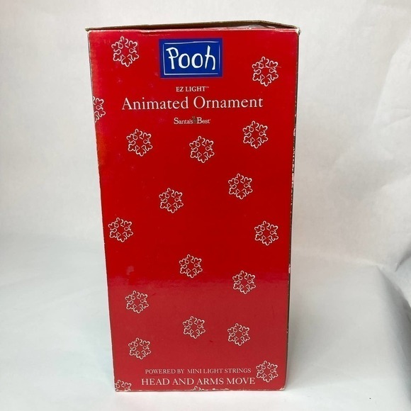 Santa's Best Winnie the Pooh EZ Light Large Animated Ornament in Original Box - Picture 15 of 16